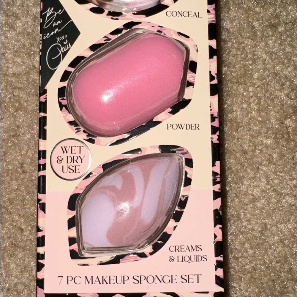 Paris Hilton Blend Your Beauty 7-Piece Sponge Set, NEW - Picture 3 of 4